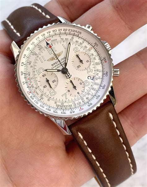 breitling navitimer dial|Breitling Navitimer white face.